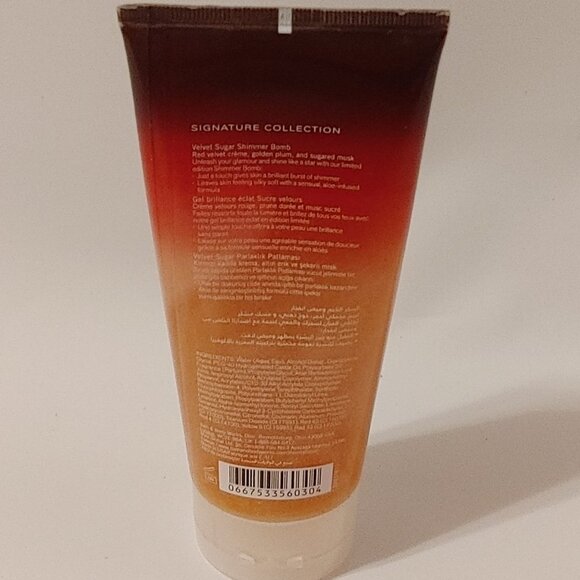 RARE Bath and Body Works VELVET SUGAR Shimmer Bomb 177ml/6 fl oz. - Picture 3 of 6